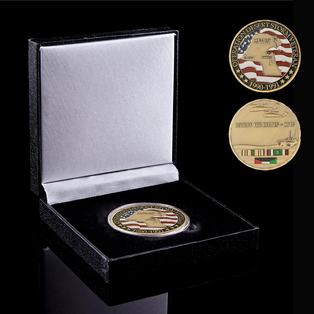 1990-1991 гг. Призовая Монета США Ветеран Ближневосточной операции 