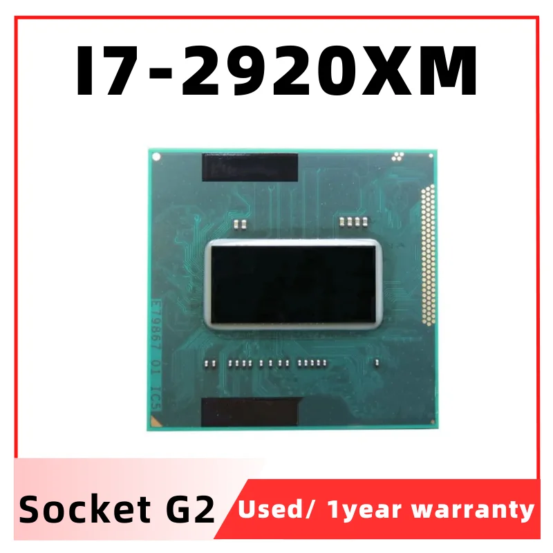 Core I7-2920XM CPU процессор для ноутбука 8M Кэш 2,5 ГГц Сокет для ноутбука G2 (rPGA988B) поддержка набора микросхем PM65 HM65