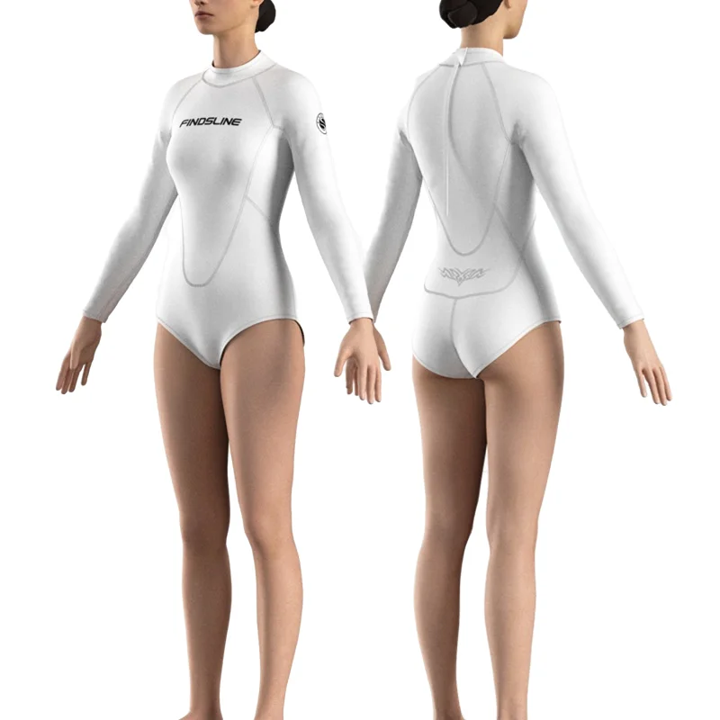 Сексуальное бикини, гидрокостюм из неопрена толщиной 2 мм, женский эластичный костюм для серфинга с длинным рукавом, подводное плавание с маской и трубкой, летний купальник для плавания