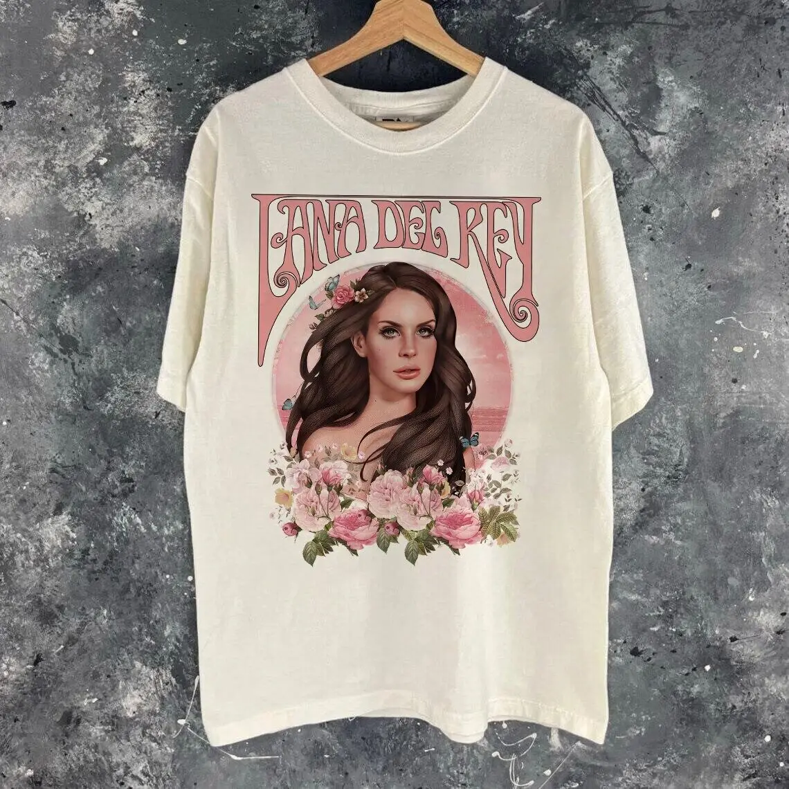 Ultraviolence Lana Del Rey Tour 2023 Графическая ретро-черная футболка в подарок фанатам музыки