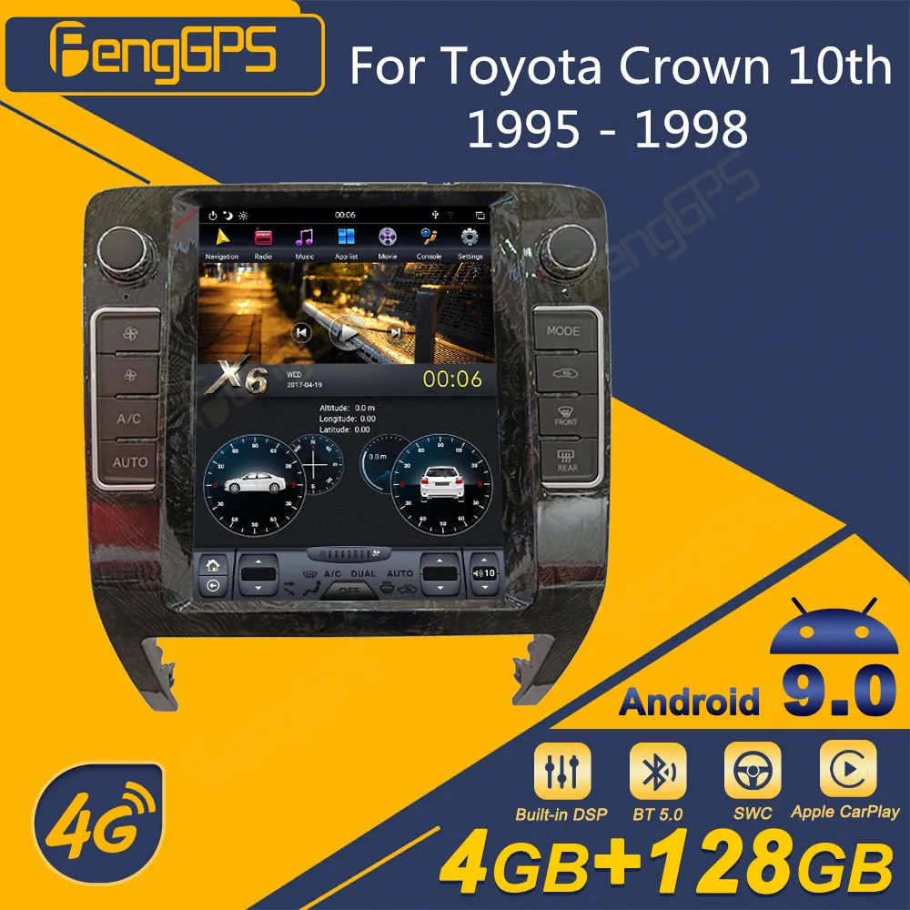 Для Toyota Crown 10th 1995-1998 Android Автомобильный Радиоприемник 2din Стерео Приемник Авторадио Мультимедийный DVD-плеер Gps Navi
