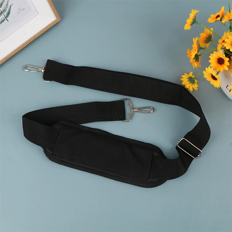 Черный нейлоновый ремень для мужской сумки, прочный плечевой ремень, портфель, сумка для ноутбука, длина ремня, аксессуар для сумки