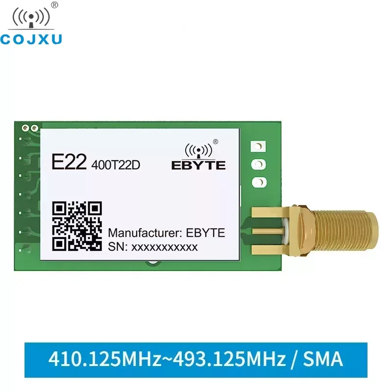 SX1268 433 МГц 22dBm LoRa беспроводной модуль UART уровень TTL E22-400T22D CDEBYTE 5 км беспроводной передатчик дальнего действия приемник