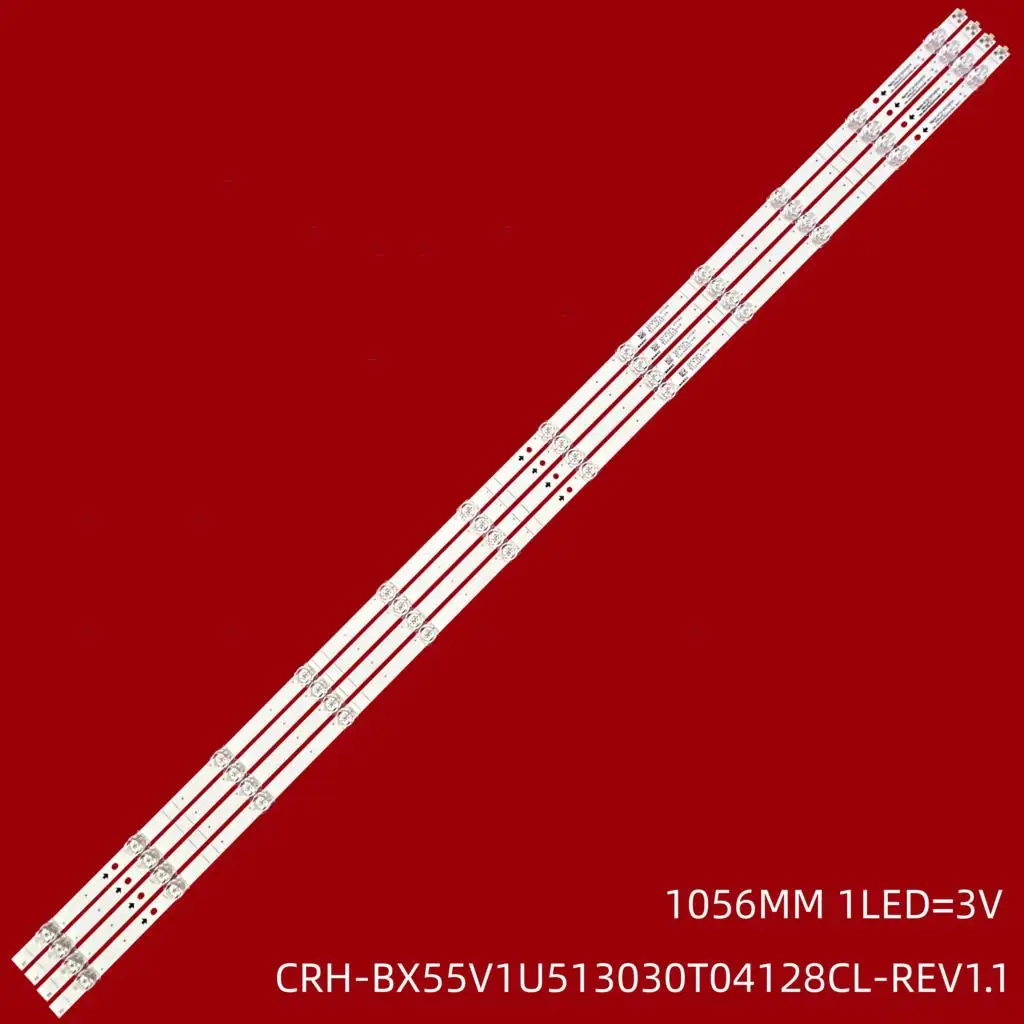 Светодиодные полосы подсветки 12LED для HISENSE H55B7100UK H55B7100 H55B7300 H55B7300UK HD550V1U51-T0L4 CRH-BX55V1U513030T04128CL-REV1.1