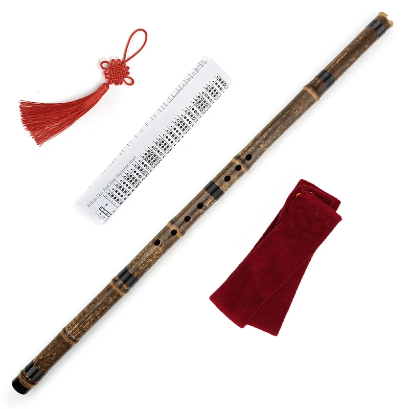 75 см G Key Китайская бамбуковая флейта с 8 отверстиями XiAO Woodwind Вертикальный Традиционный музыкальный Профессиональный односекционный инструмент