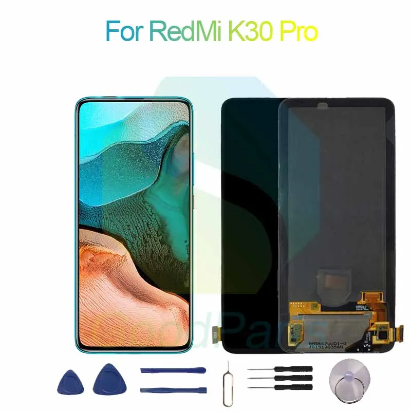 Для RedMi K30 Pro Замена ЖК-дисплея с сенсорным экраном и цифровым преобразователем в сборе 6,67 