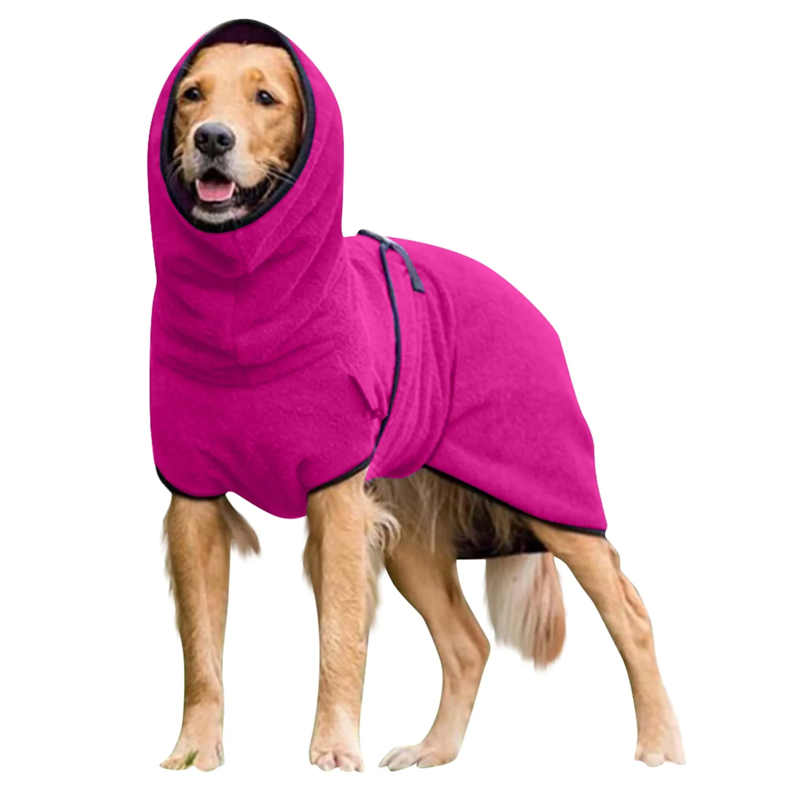 Одежда для больших собак Водолазка с высоким воротом Жилет из эластичного флиса Whiphound, пуловер для маленьких средних и крупных собак