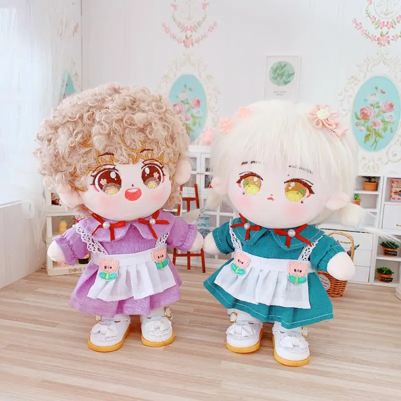 кукольная одежда для девочек 20 см, милое платье-фартук, костюм, аксессуары для кукол для Korea Kpop EXO idol, подарок для кукол, игрушка своими руками