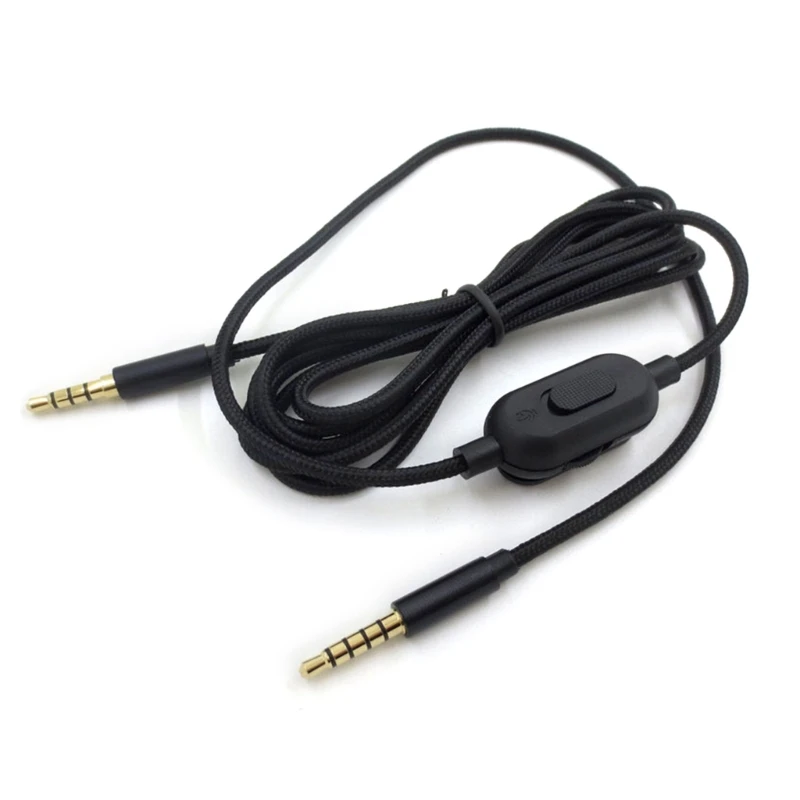Сменный кабель D63H, портативный шнур для игровой гарнитуры ASTRO A10 A40, провод, сверхпрочный шнур, регулятор громкости