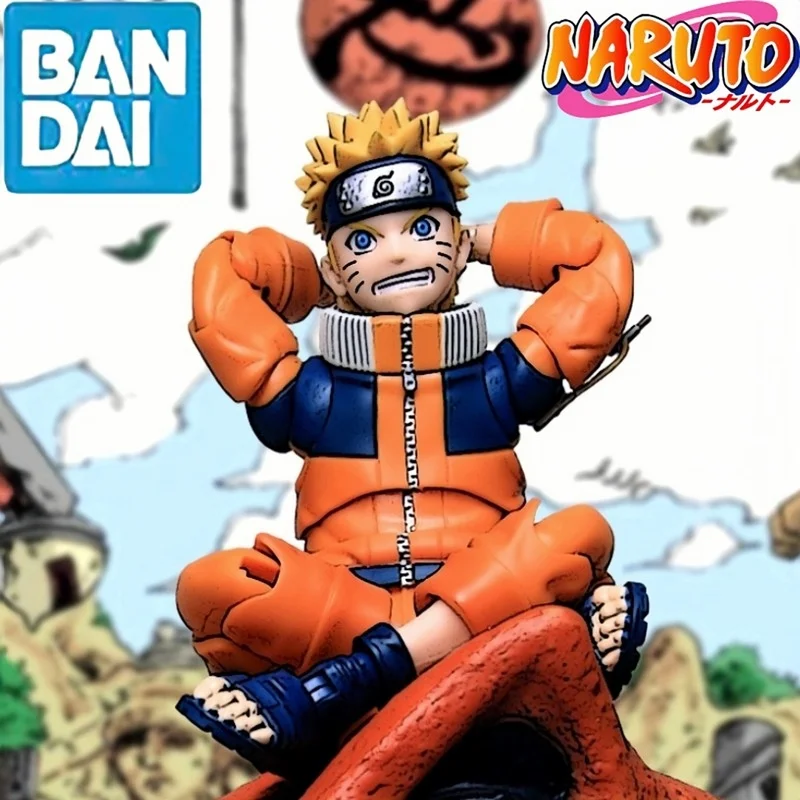 Bandai S.h.figuarts Shf Naruto Childhood Juvenile Наруто Узумаки - Самая непредсказуемая игрушка-ниндзя № 1 В ассортименте