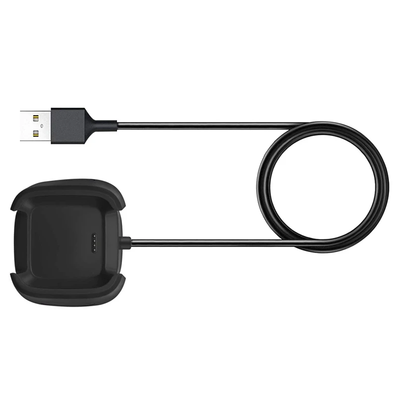 2X Зарядное Устройство, Совместимое С Fitbit Versa 2, Сменный USB-кабель Для Зарядки Смарт-часов Versa 2, Аксессуары Для Смарт-часов