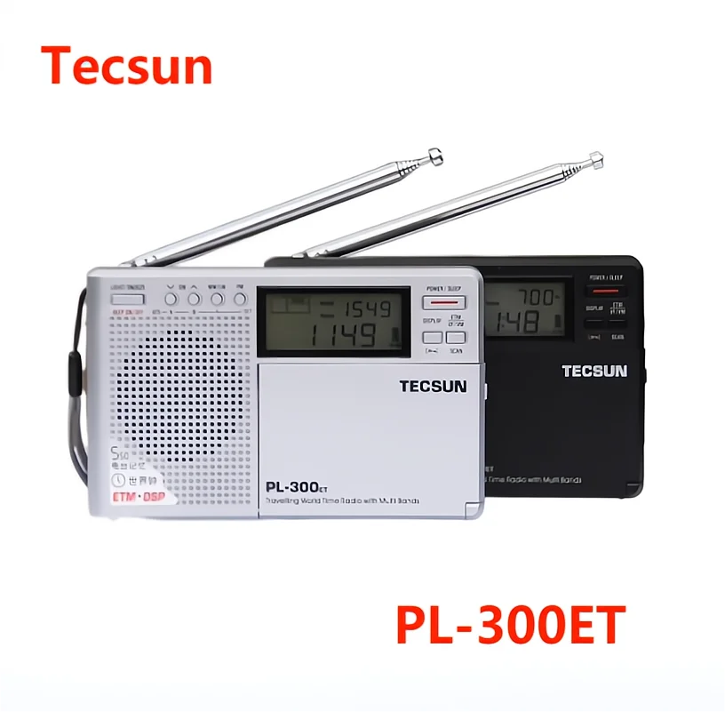 Радиоприемник Tecsun PL-300ET PL-300WT с мировыми часами, радиоприемник с полнодиапазонной цифровой демодуляцией
