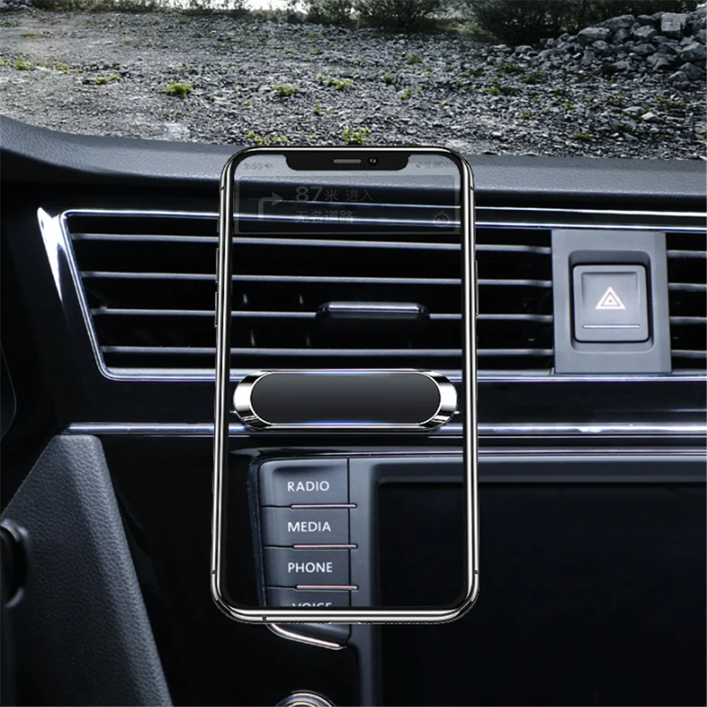 Автомобильный Навигационный Кронштейн на Металлическом Магните для Audi Q3 Q5 SQ5 Q7 A1 A6 A6L A7 A8 S5 S6 S7 TT TTS Любых Автомобилей A3 A4 A4L A5