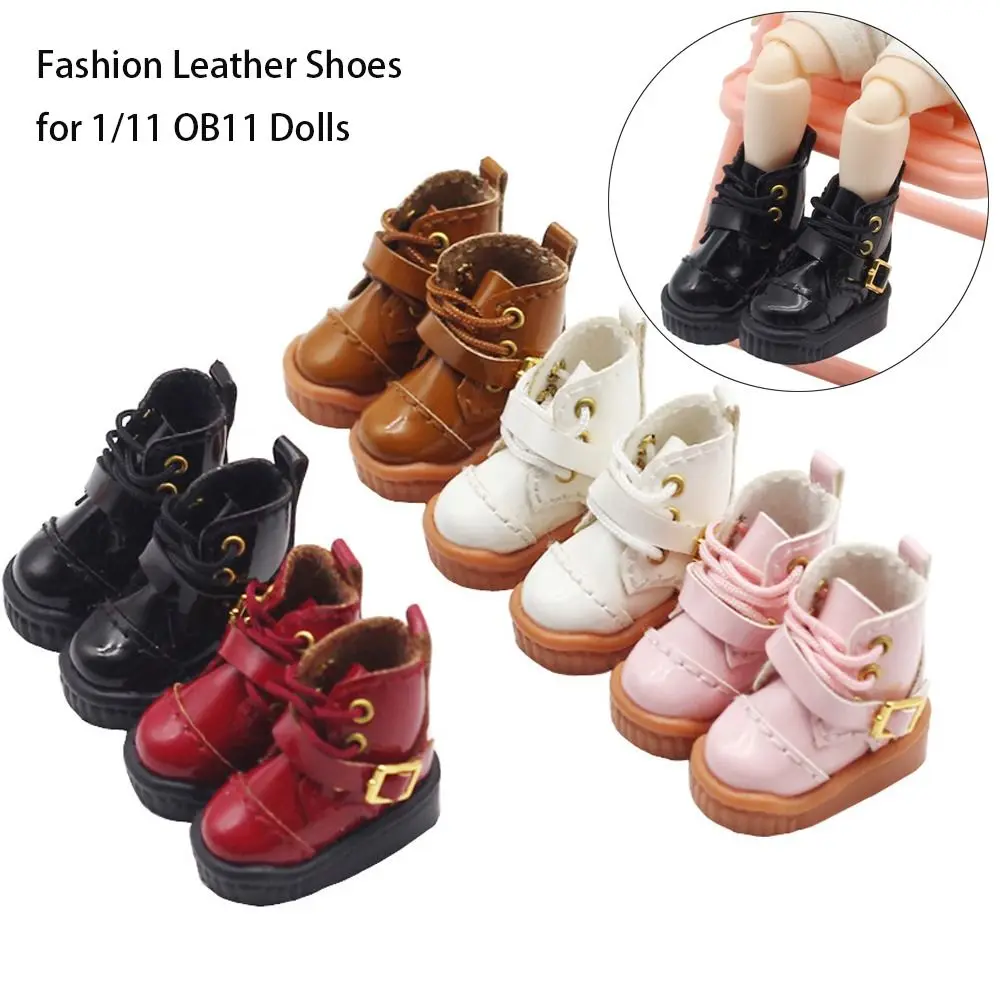 Для obitsu11GSCbody9OB11 Милые кукольные сапожки ручной работы, кожаные туфли, обувь для кукол из воловьей кожи, новые повседневные туфли