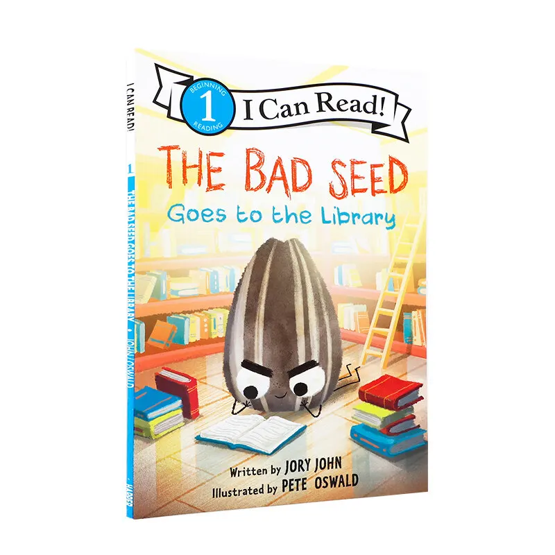 Milu The Bad Seed Отправляется в библиотеку, я могу читать детские книги, сборник рассказов, оригинал на английском языке