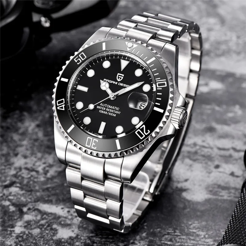 Мужские часы PAGANI DESIGN, роскошные автоматические механические часы для мужчин, водонепроницаемые деловые спортивные наручные часы для мужчин Reloj Hombre