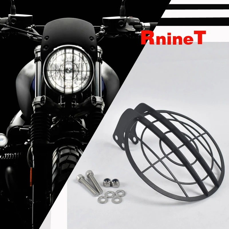 Защита фары мотоцикла, Решетка, крышка головного света, Защита лампы для BMW R Nine T 2014-2020 R Ninet Scrambler 2014-2020