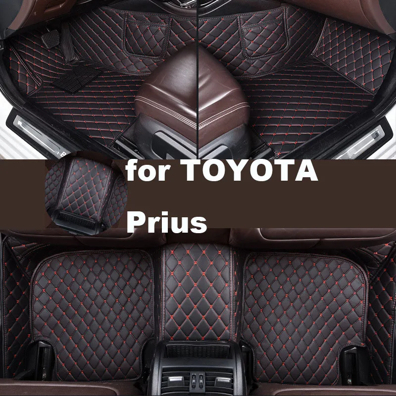 Автомобильные коврики Autohome для TOYOTA Prius 2002-2019 годов выпуска Модернизированная версия Аксессуары для ног Carpetscustomized