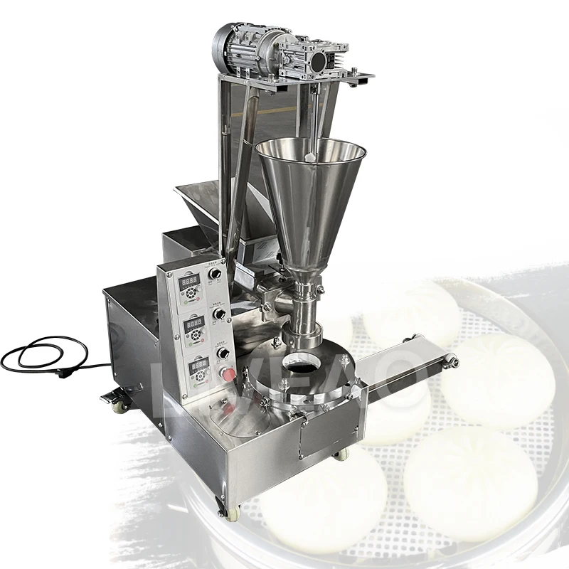 Автоматическая машина для приготовления булочек Baozi Maker с овощной начинкой, приготовленная на пару