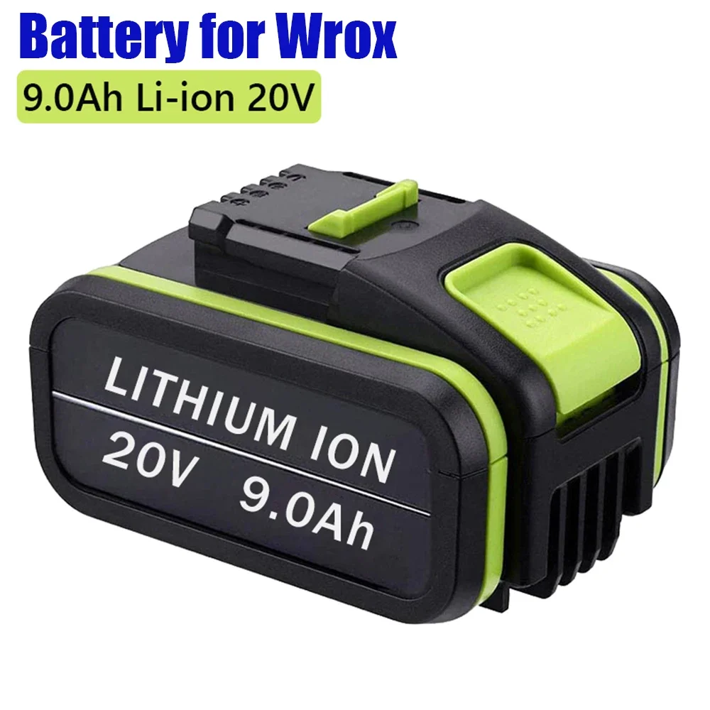 20V 9000mAh Литиевая Аккумуляторная Батарея для Электроинструментов Worx WA3551 WA3553 WX390 WX176 WX178 WX386 WX678