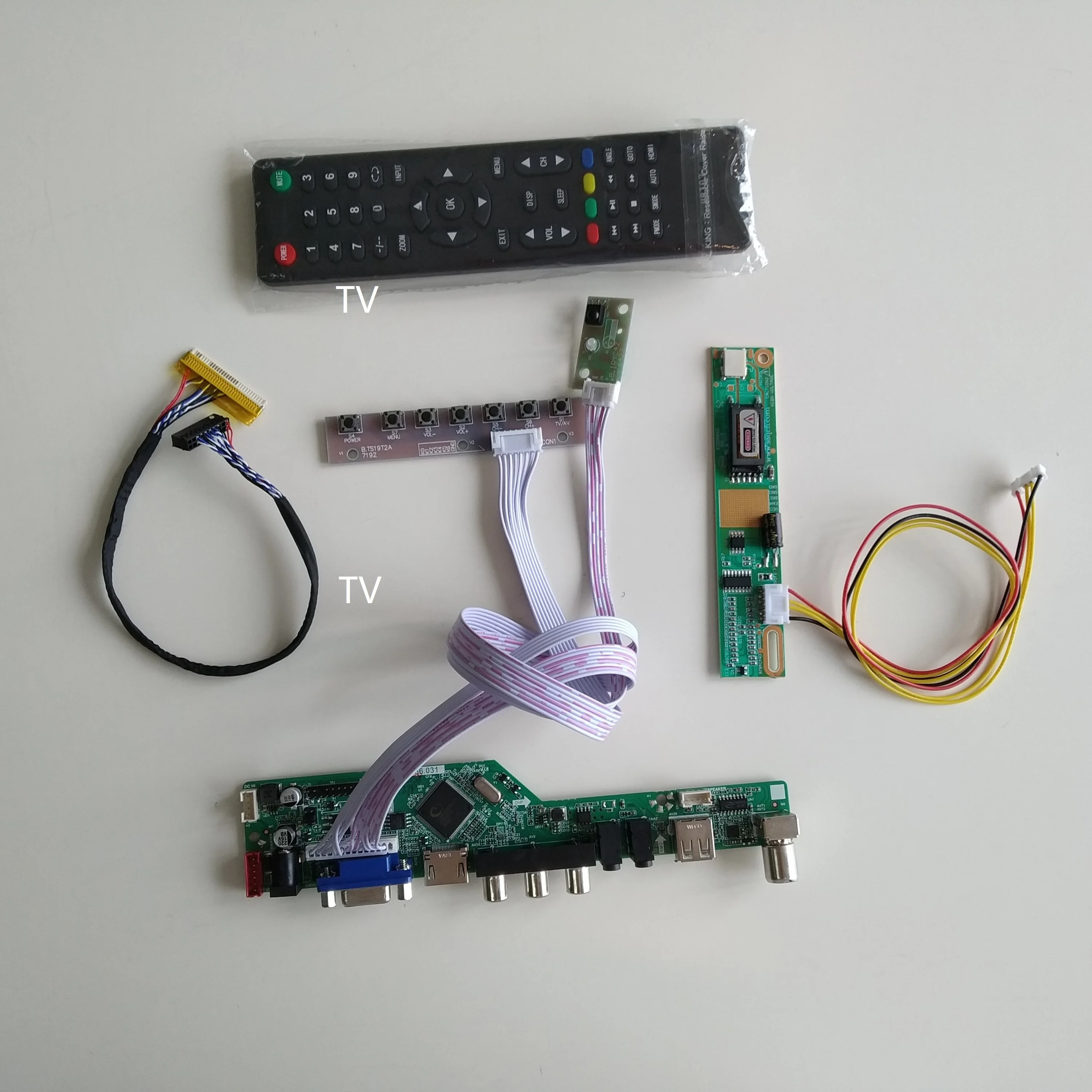 ЖК-светодиодный АУДИО ТВ USB VGA AV Контроллер плата драйвера дисплея для LTM230HT11/LTM230HT12 панельный монитор 1920X1080