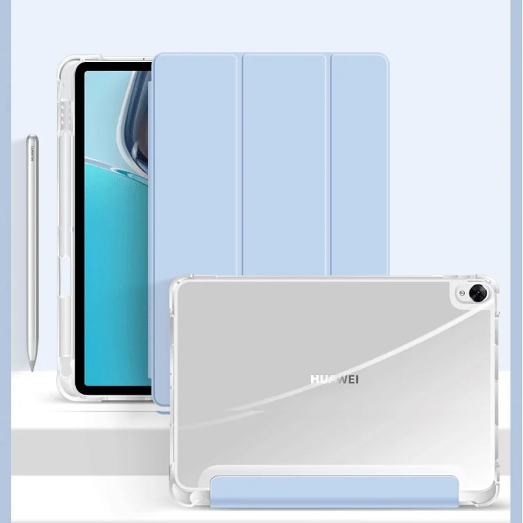 Тройной Складной Прозрачный Чехол Для Samsung Galaxy Tab A9 Plus 11 2023 S9 Plus S9 FE + 12,4 S8 Plus S7 FE A9 8,7 A8 10,5 S6Lite