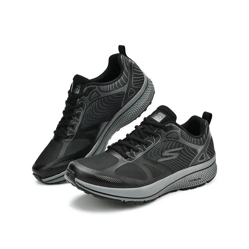 Мужская обувь Skechers для бега GO RUN - устойчивая к ударам спортивная обувь, нескользящая, износостойкая, дышащая и удобная.