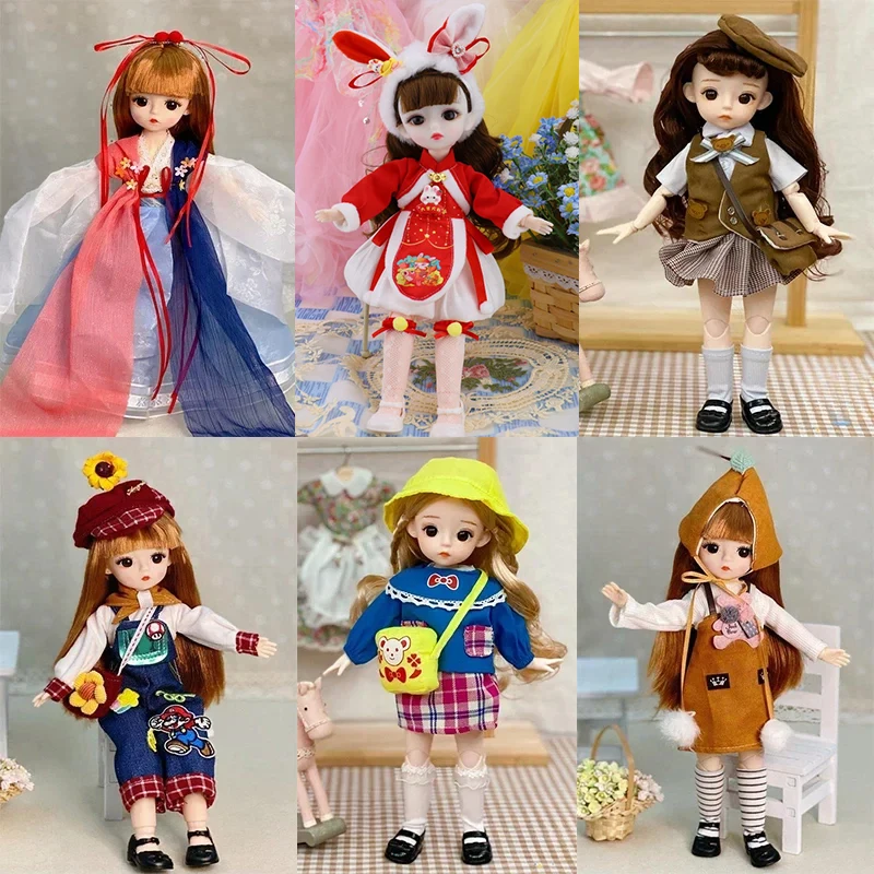 Новая кукольная одежда 30 см, кукла 1/6 BJD, сменная одежда для куклы, аксессуары для куклы, набор модной одежды, игрушки для детей и девочек, подарки