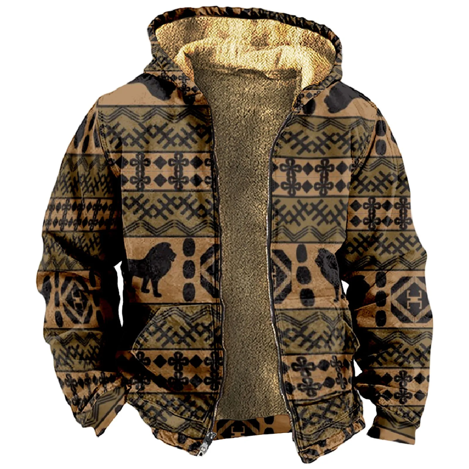 Утепленные зимние куртки, мужские осенне-зимние толстые флисовые винтажные пальто с капюшоном, спортивные флисовые толстовки с меховым воротником, уличная одежда для мужчин