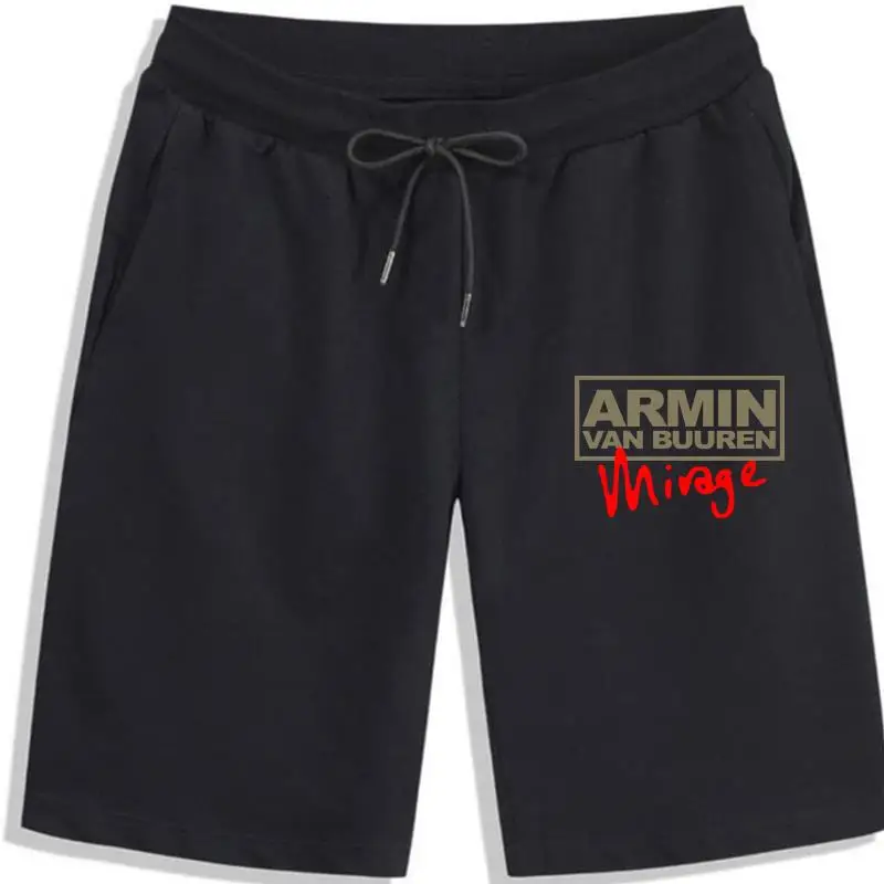 новые мужские шорты с логотипом Armin Van Buuren Mirage для отдыха, черные шорты для мужчин