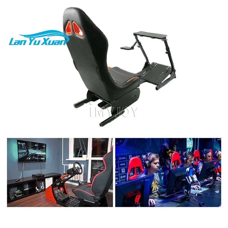 Аркадный игровой автомат racing gaming chair Складной гоночный кронштейн, способный устанавливать рулевое колесо гоночной игры