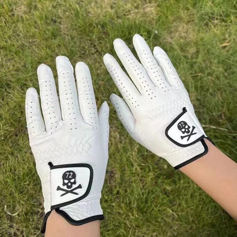 1 пара перчаток для гольфа Для рук, женские удобные износостойкие нескользящие дышащие ПЕРЧАТКИ для левой и правой руки из овечьей кожи