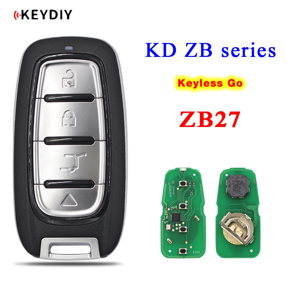 KEYDIY ZB27 KD Smart Key Универсальный пульт дистанционного управления серии ZB для автомобильных ключей KD-X2 KD-MAX Подходит для более чем 2000 моделей Chrysler Style