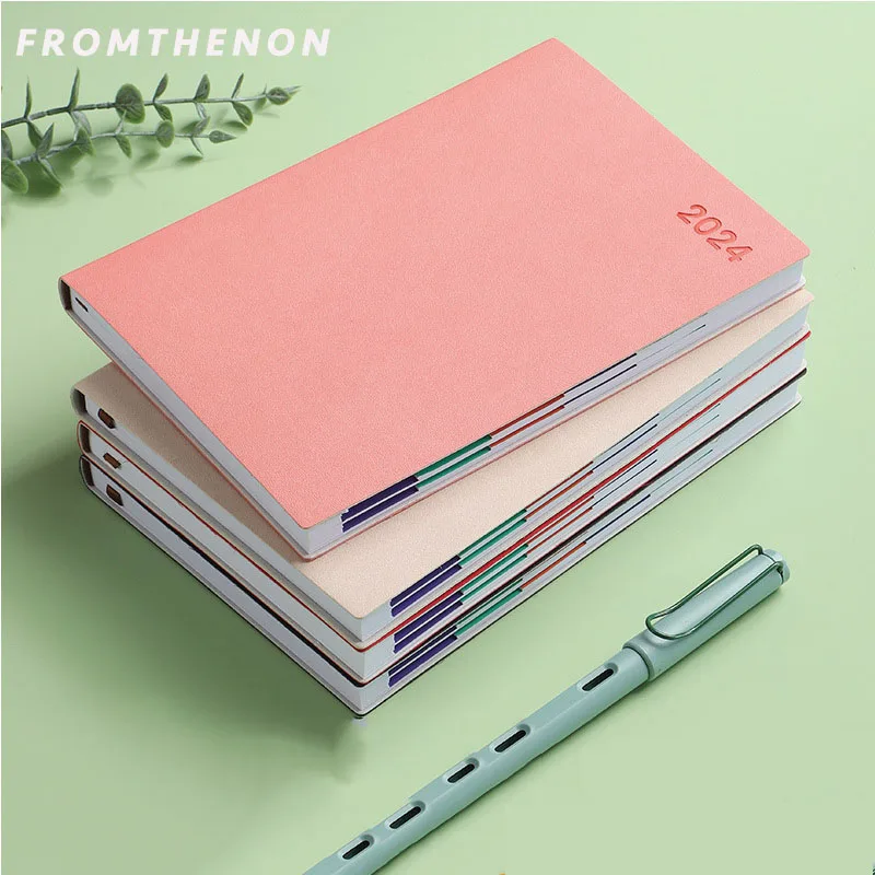 С 2024 года Little Fresh Solid Color English Agenda NoteBook Ежедневник Блокнот Канцелярские принадлежности