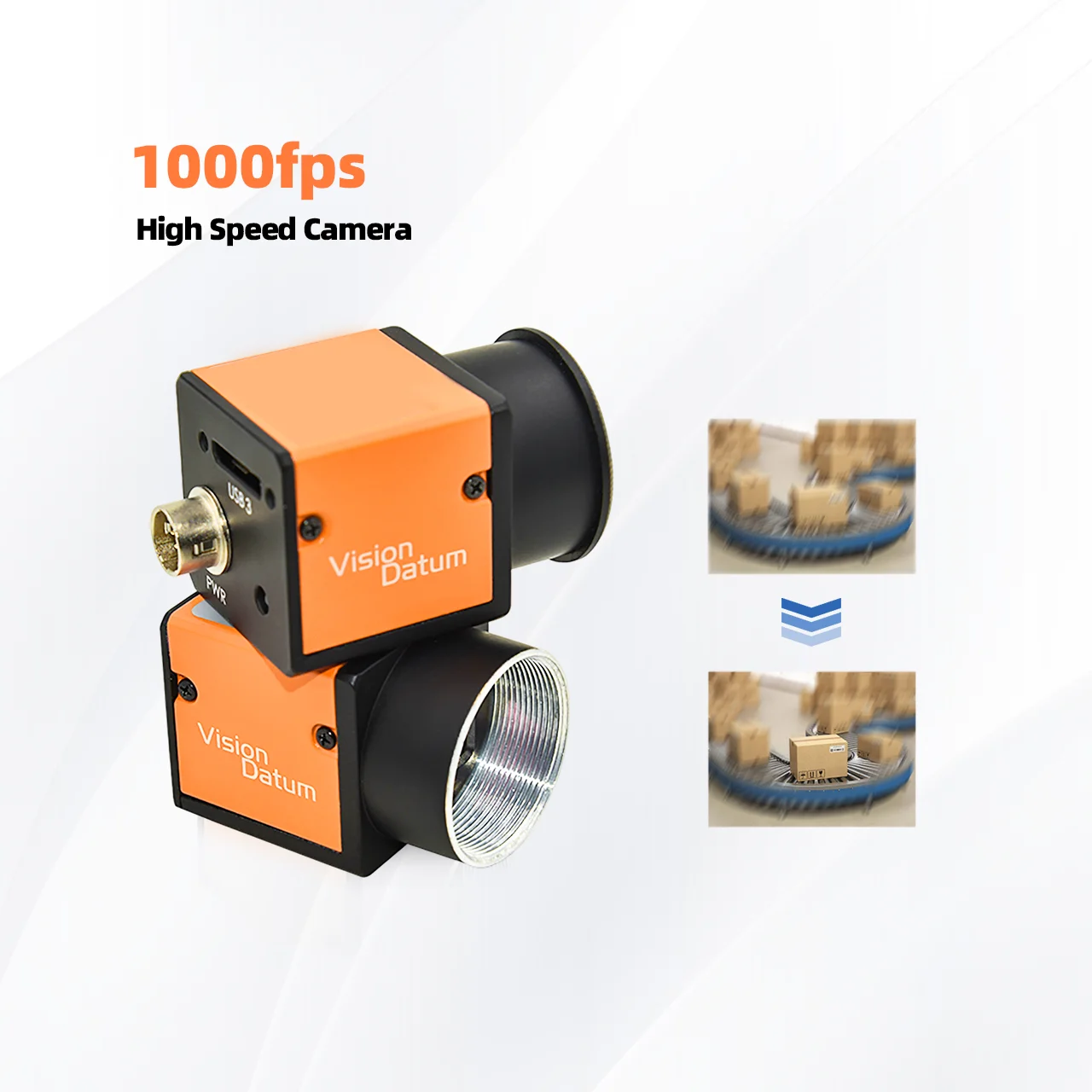 Высокоскоростной 1000 кадров в секунду микроскоп Mars640-815um USB 3.0 Mini C-mount Цифровая недорогая камера с глобальным затвором