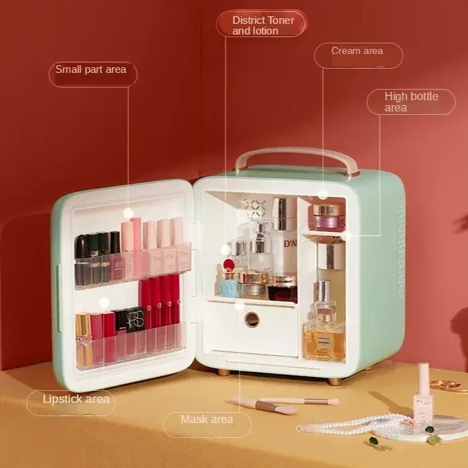 Маска-холодильник GEVILAN Beauty Для ухода за кожей, косметика, Мини-холодильник, интеллектуальное сохранение постоянной температуры 220 В