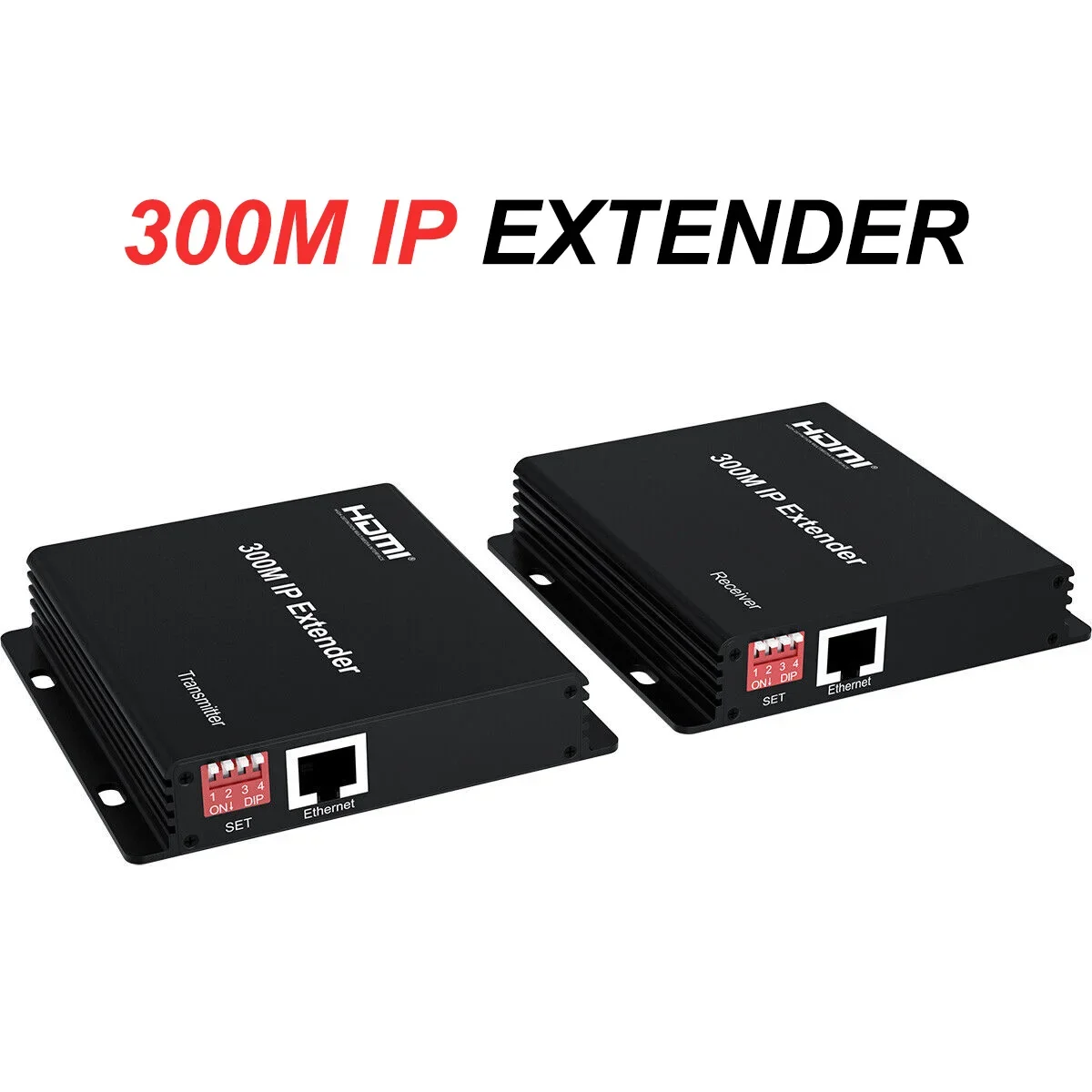 300-метровый IP-удлинитель по кабелю RJ45 Cat6 HDMI Ethernet-удлинитель Преобразователь видеопередатчика и приемника 1080p для камеры PS4 ПК ТВ