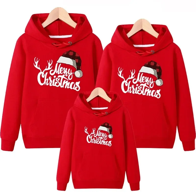 Зимние Рождественские хлопчатобумажные кофты, свитера, Рождественские пижамы, одежда для мамы и меня, одежда для папы, мамы и детей, одежда для семьи для малышей