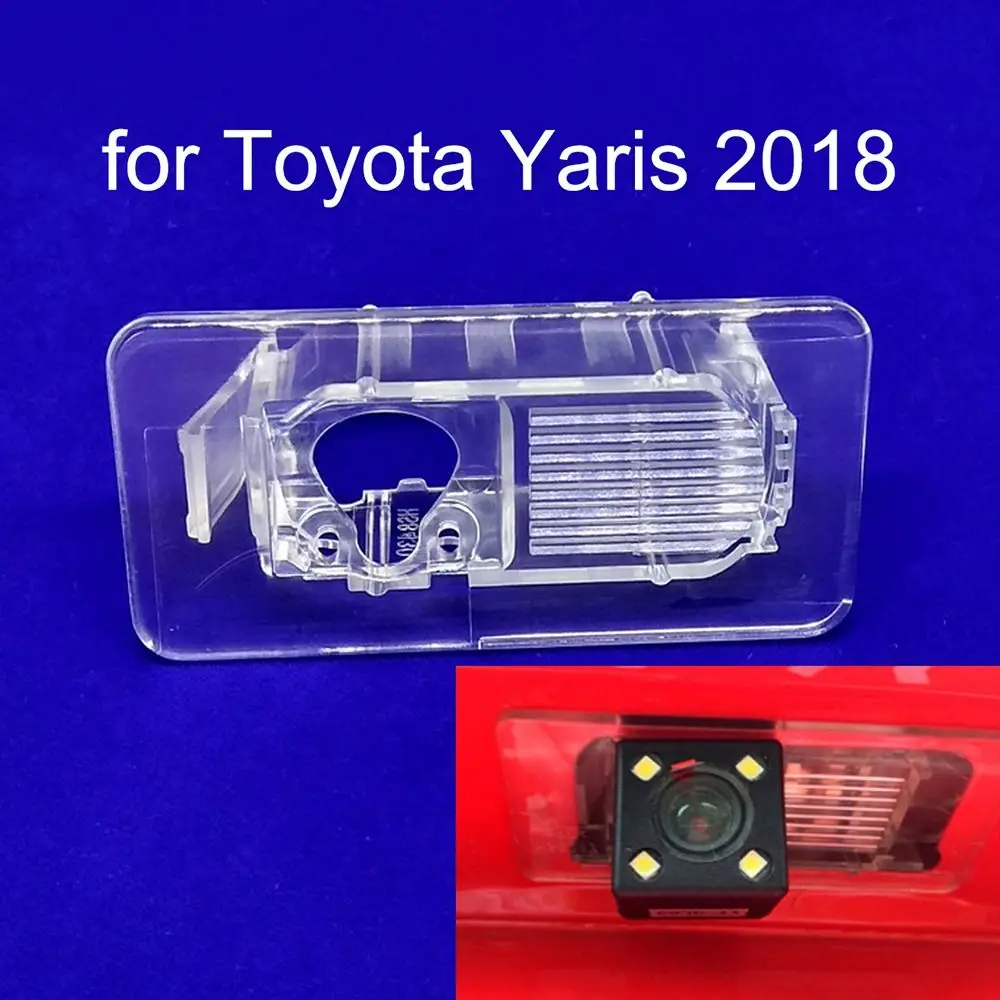 Установка кронштейна камеры заднего вида 1шт Водонепроницаемый держатель камеры заднего вида для эксклюзивного автомобиля Toyota Yaris 2018