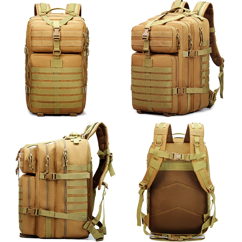 Рюкзак объемом 30 л / 50 л, нейлоновый Водонепроницаемый Военный рюкзак, Тактический Спортивный рюкзак для кемпинга, пеших прогулок, Рыбалки, охоты, альпинизма, Походная сумка
