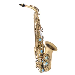 Альт-саксофон Starway Carving Eb Key в стиле ретро из бронзы для студентов и профессиональных исполнителей