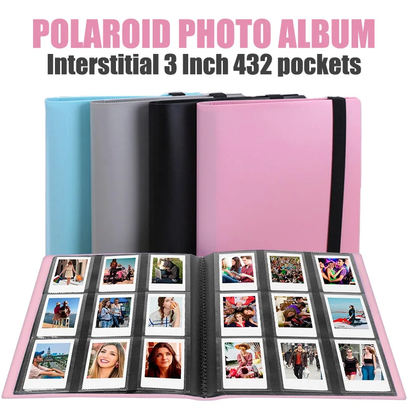 Фотоальбом с 432 карманами 1шт для Fujifilm Instax Mini 12 11 9 Evo 90 70 40 8 7 LiPlay Instant Camera