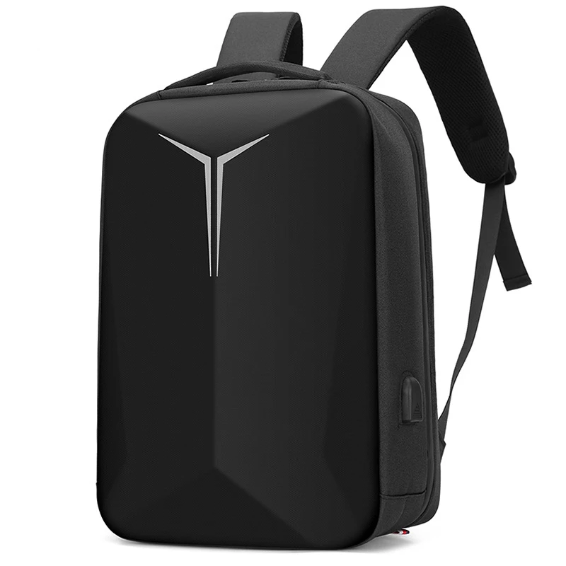 Мужской 15,6-дюймовый рюкзак для ноутбука, водонепроницаемый рюкзак большой емкости для студентов, легкие дорожные сумки с жестким корпусом, USB-зарядка