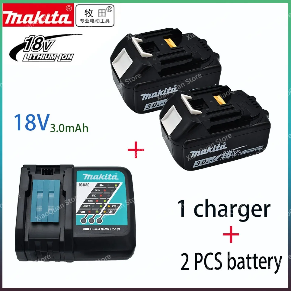 100% Оригинальное Литий-ионное Зарядное Устройство Makita 3.0Ah 18V DC18RF BL1840 BL1830 BL1430BL1440 DC18RC Для Зарядки Инструмента С USB-Портом