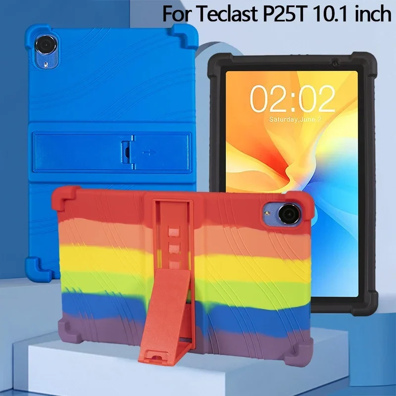 Силиконовый чехол с подставкой для Teclast P25T 2022 10,1-дюймовый планшетный ПК с противоударным покрытием Funda Kids Safety