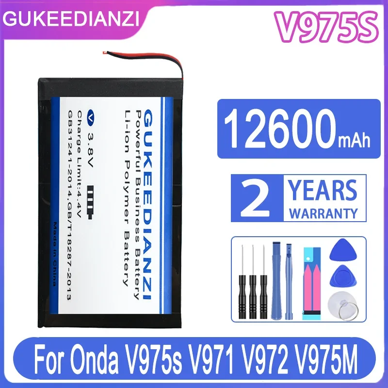 Сменный Аккумулятор GUKEEDIANZI V975S 12600mAh Для Аккумуляторов Ноутбуков Onda V975s V971 V972 V975M