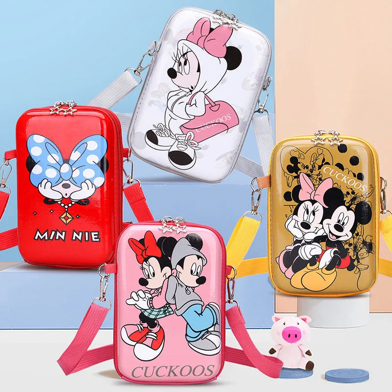 Детская сумка через плечо Kawaii Mickey Модная новая Instagram Простая маленькая квадратная сумка Милая мультяшная сумка-мессенджер