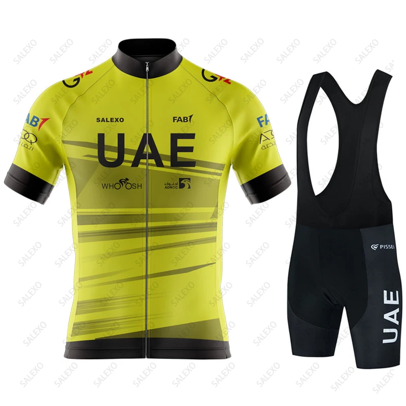Новый комплект майки для велоспорта команды ОАЭ 2023 года, Мужская летняя велосипедная одежда Ropa Ciclismo с коротким рукавом MTB, Велосипедная форма для верховой езды на открытом воздухе