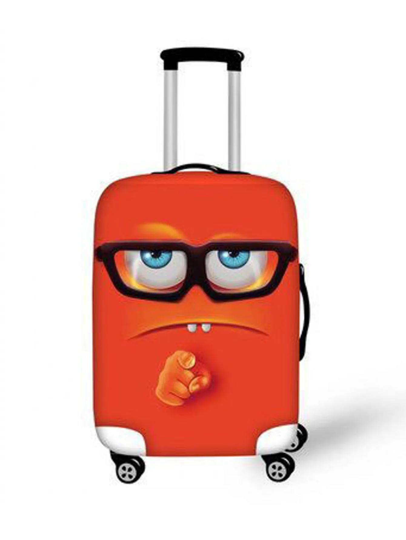 Чехол для багажа из эластичной ткани, защита чемодана, чехол для пыли для багажа, подходит для 18-30-дюймового чемодана, чехол для путешествий
