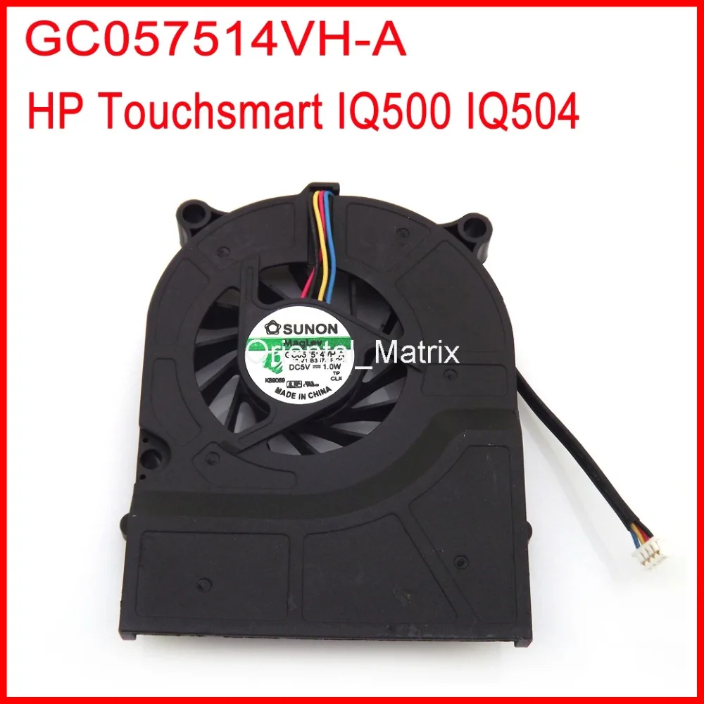 Бесплатная Доставка Новый GC057514VH-A DC5V 0.2A Для HP Touchsmart IQ500 IQ504 5189-3759 Кулер для процессора Ноутбука Вентилятор Охлаждения